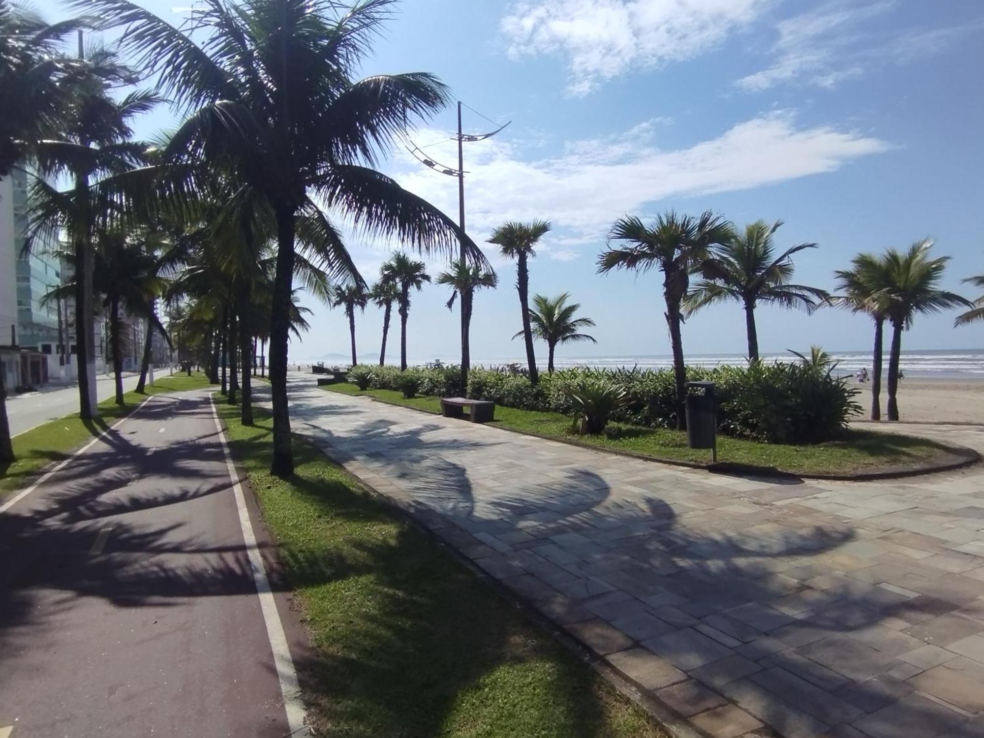 Ferienwohnung Apartamento Em Praia Grande - Frente Ao Mar Exterior foto